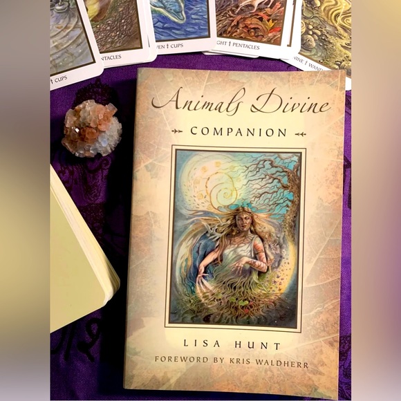 SOLD! Animals Divine Tarot Set Lisa Hunt RARE OOP 1st Edition 2nd Printing 2005 - Picture 2 of 8